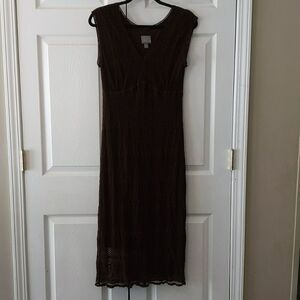 Rabbit Rabbit Rabbit brown long dress